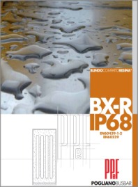 Шинопровод большой мощности Pogliano Busbar BLINDOCOMPATTO RESINA серии BX-R