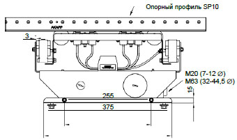 Опорный кронштейн PCT10-MB125