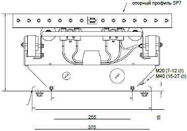 Опорный кронштейн PCT7-MB125