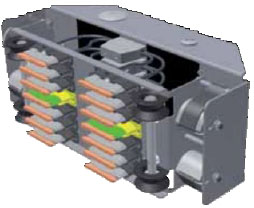 Токосъемные тележки PCT7-..-125/BI