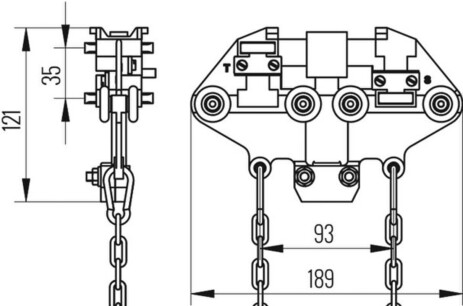 токосъёмник троллейный MODUCTOR